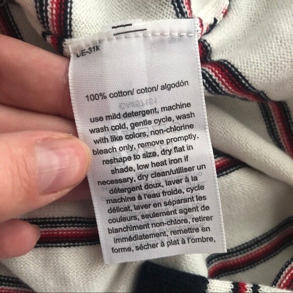Tommy Hilfiger Stripe Knit Blouse NWT Size Small - Picture 10 of 11